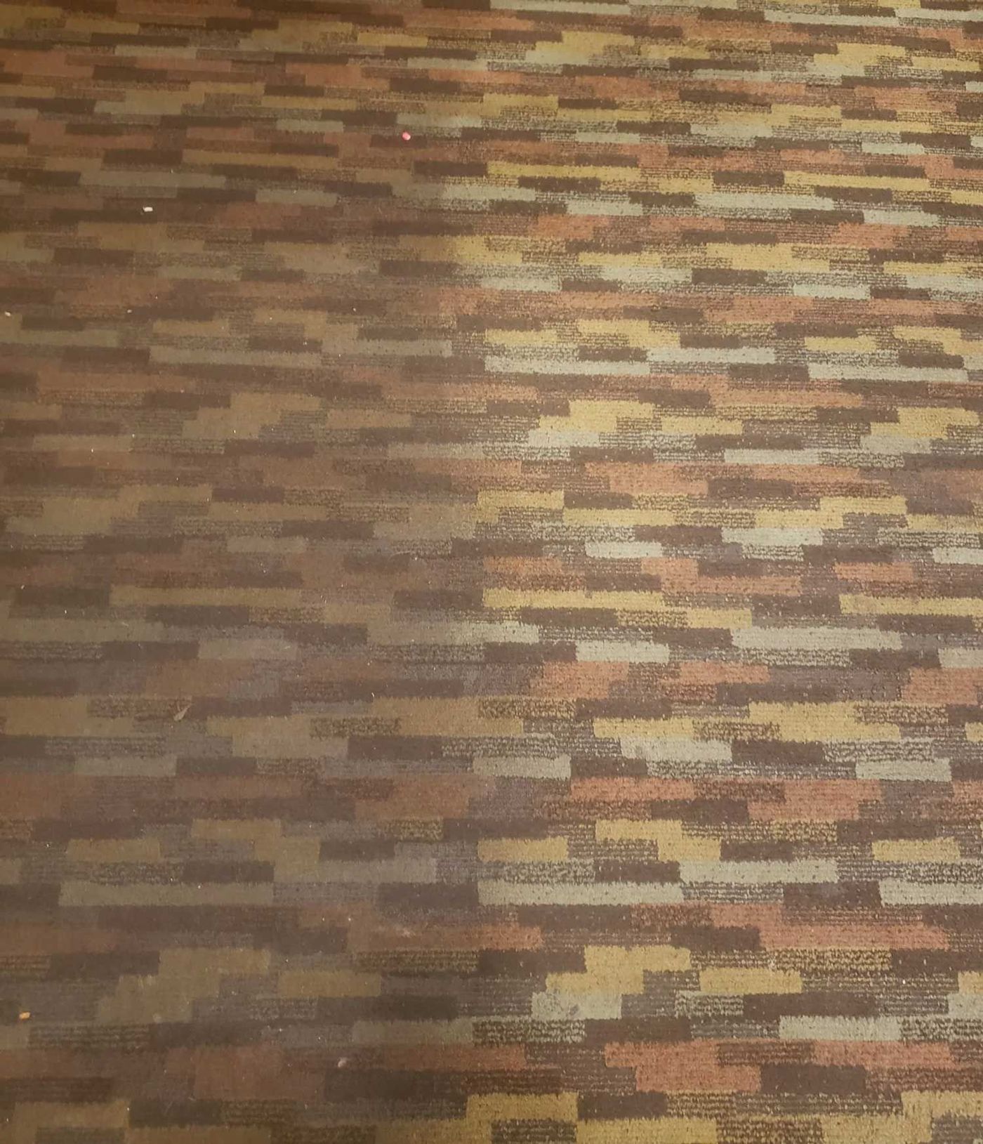 Close-up of a floor during a cleaning job